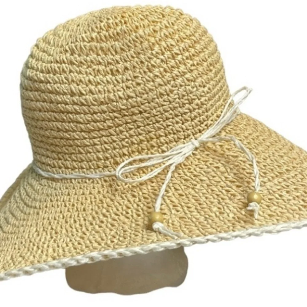Charlie Paige Boho Packable Scrunchable Breathable Oversized Floppy Hat